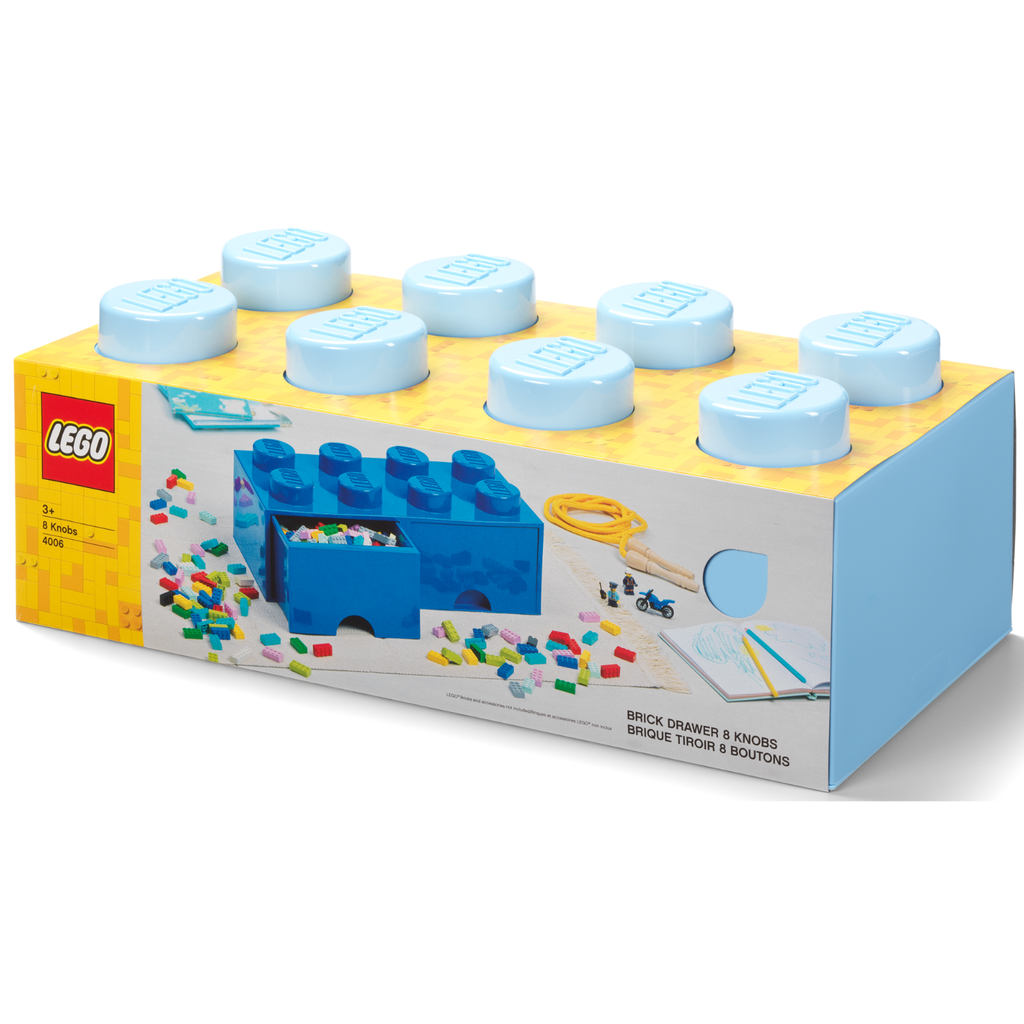 LEGO Brick Drawer 8 - Light Royal Blue - Tủ Ngăn Kéo Lưu Trữ LEGO - LEGO - Hình ảnh sản phẩm