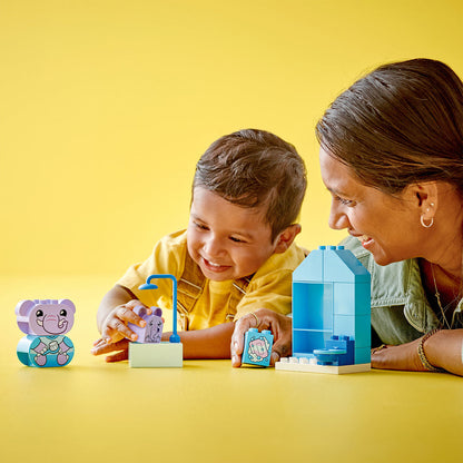 LEGO® DUPLO™ Daily Routines: Bath Time - Đồ Chơi Nhà Tắm Voi Con LEGO 10413 - Hình ảnh bổ sung 4