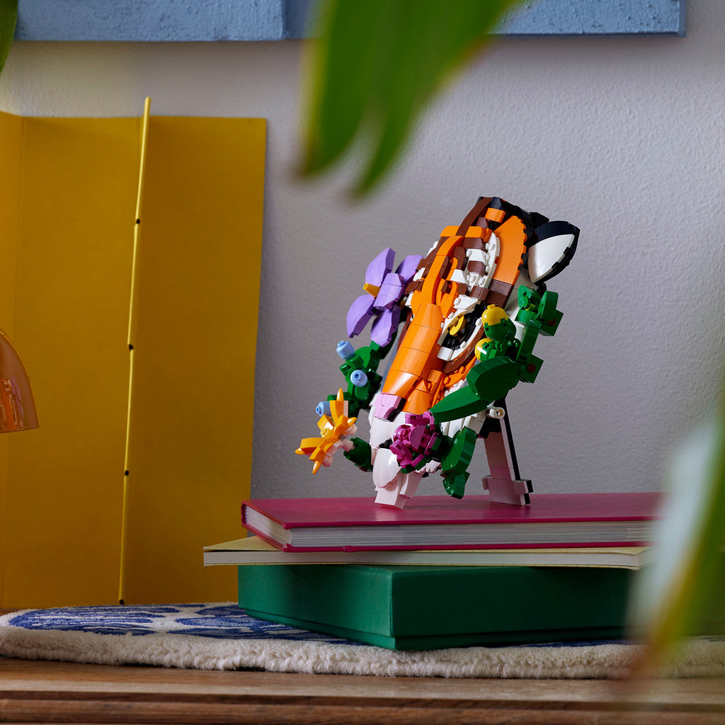 LEGO® Art: The Fauna Collection - Tiger - Mô Hình Lắp Ráp Tranh Nghệ Thuật 3D Hình Hổ - LEGO 31217 - Hình ảnh bổ sung 5