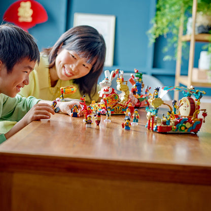LEGO® Lunar New Year Parade - Bộ Lắp Ráp Diễu Hành Tết Nguyên Đán - LEGO 80111 - Hình ảnh bổ sung 4