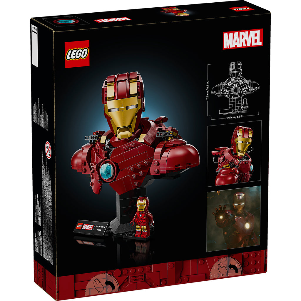 LEGO® Marvel Iron Man MK4 Bust - Mô Hình Lắp Ráp Siêu Anh Hùng - LEGO 76327 LEGO - Lego Sets
