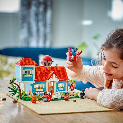 LEGO® Disney™ Lilo and Stitch Beach House - Đồ Chơi Lắp Ráp Ngôi Nhà Bãi Biển LEGO 43268 - Góc nhìn khác 3