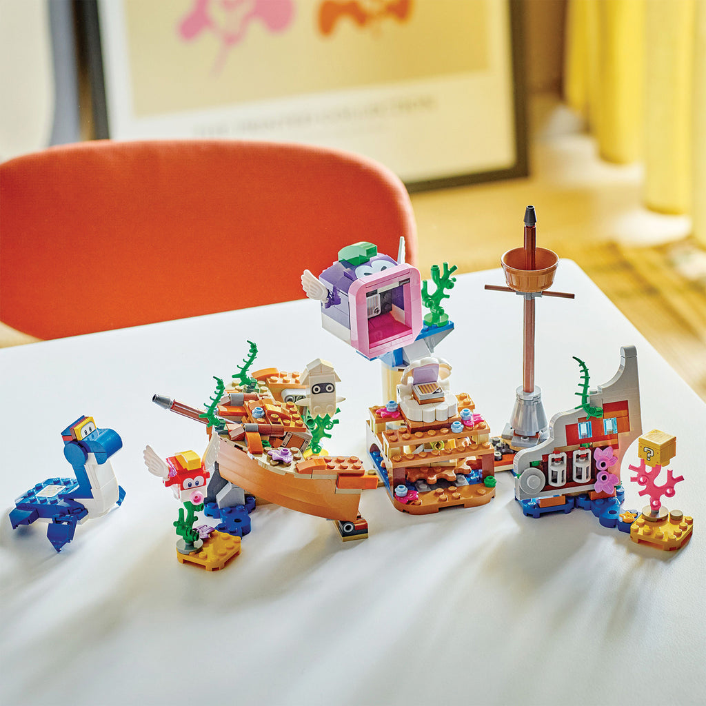 LEGO® Super Mario™ Dorrie's Sunken Shipwreck Adventure Expansion Set - Bộ Mở Rộng Cuộc Phiêu Lưu Xác Tàu Đắm Của Dorrie - LEGO 71432 - Hình ảnh bổ sung 4