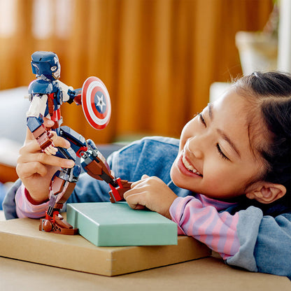 LEGO® Marvel Captain America Construction Figure - Mô hình lắp ráp Đội trưởng Mỹ - LEGO 76258 - Hình ảnh bổ sung 4