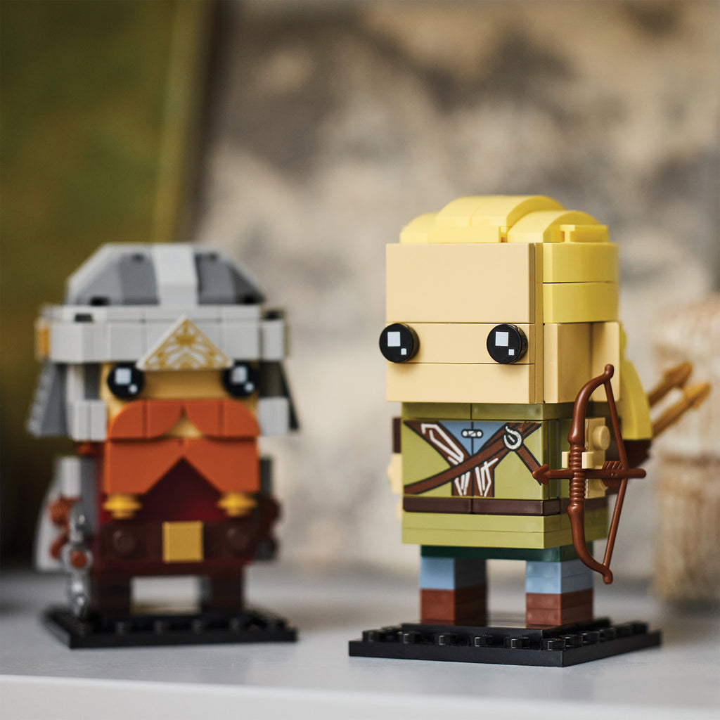 LEGO® BrickHeadz™ Legolas & Gimli™ Bộ Mô Hình Lắp Ráp Chúa Tể Những Chiếc Nhẫn LEGO 40751 - Góc nhìn khác 3