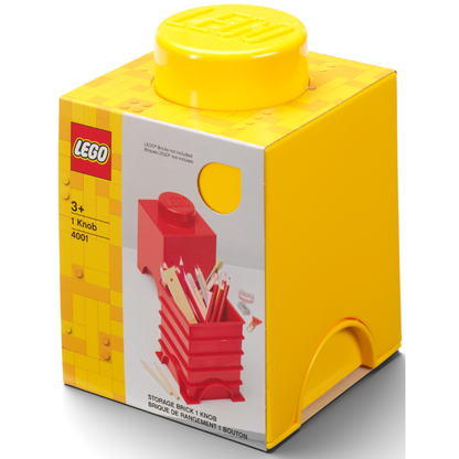 LEGO Storage Brick 1 Stud Square - Yellow - Hộp Đựng Đồ Chơi LEGO 1 Nút - LEGO 40011732 - Hình ảnh sản phẩm