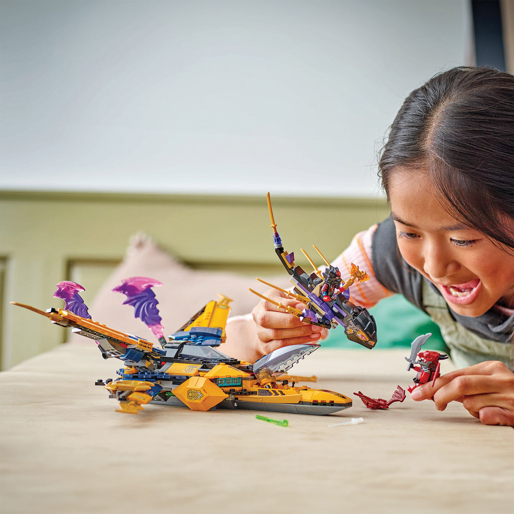 LEGO® NINJAGO® Ras and Arin’s Super Storm Jet - Bộ Lắp Ráp Siêu Phi Cơ Bão Tố 71833 - Góc nhìn khác 3