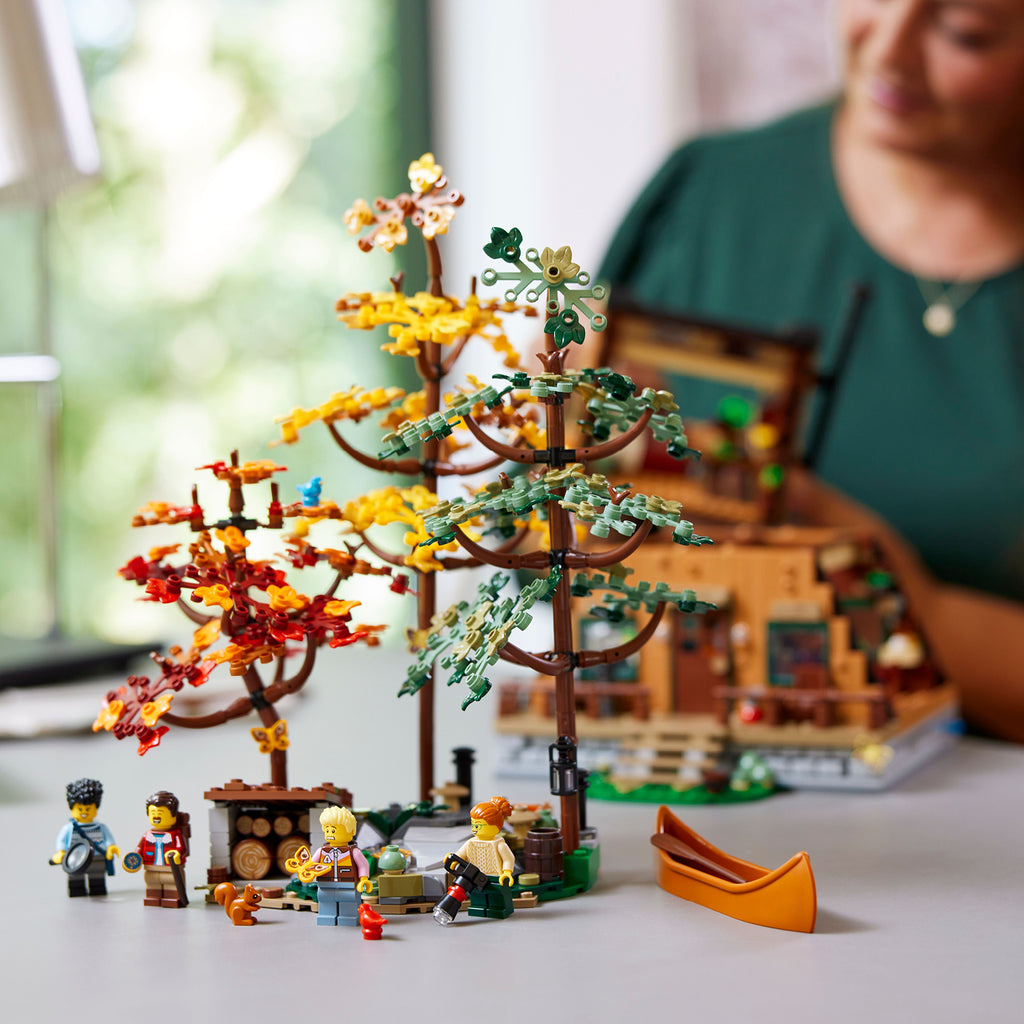 LEGO® Ideas A-Frame Cabin - Mô Hình Nhà Gỗ Chữ A - LEGO 21338 LEGO - ảnh 1 - LEGO Set