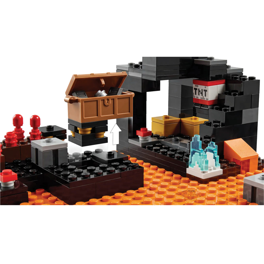 LEGO® Minecraft® The Nether Bastion - Đồ Chơi Lắp Ráp Minecraft LEGO 21185 - Hình ảnh bổ sung 4