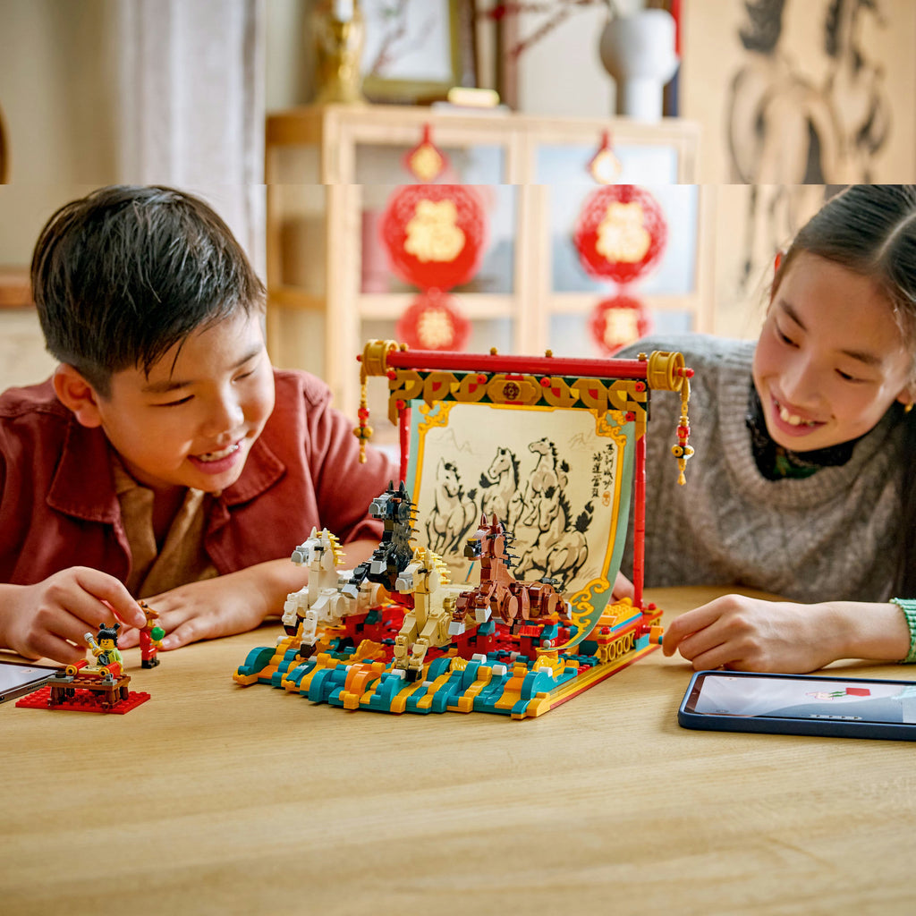 LEGO® Spring Festival Galloping Horse Canvas - Mô hình tranh ngựa phi Mã Đáo Thành Công - LEGO 80119 - Hình ảnh bổ sung 4