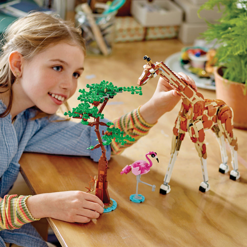 LEGO® Creator 3-in-1 Wild Safari Animals - Đồ Chơi Lắp Ráp Động Vật Hoang Dã Safari - LEGO 31150 - Hình ảnh bổ sung 4