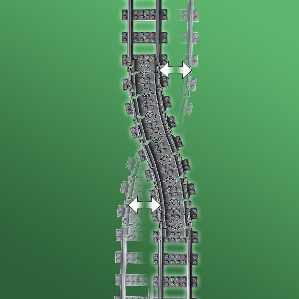LEGO® City Tracks - Bộ Đường Ray Xe Lửa Linh Hoạt - LEGO 60205 - Hình ảnh bổ sung 4