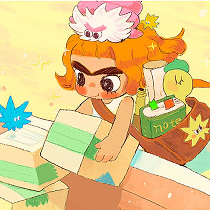 CICILU HUGGY DUCKY PLUSH KEYCHAIN - Móc khóa gấu bông Blind Box - 52TOYS