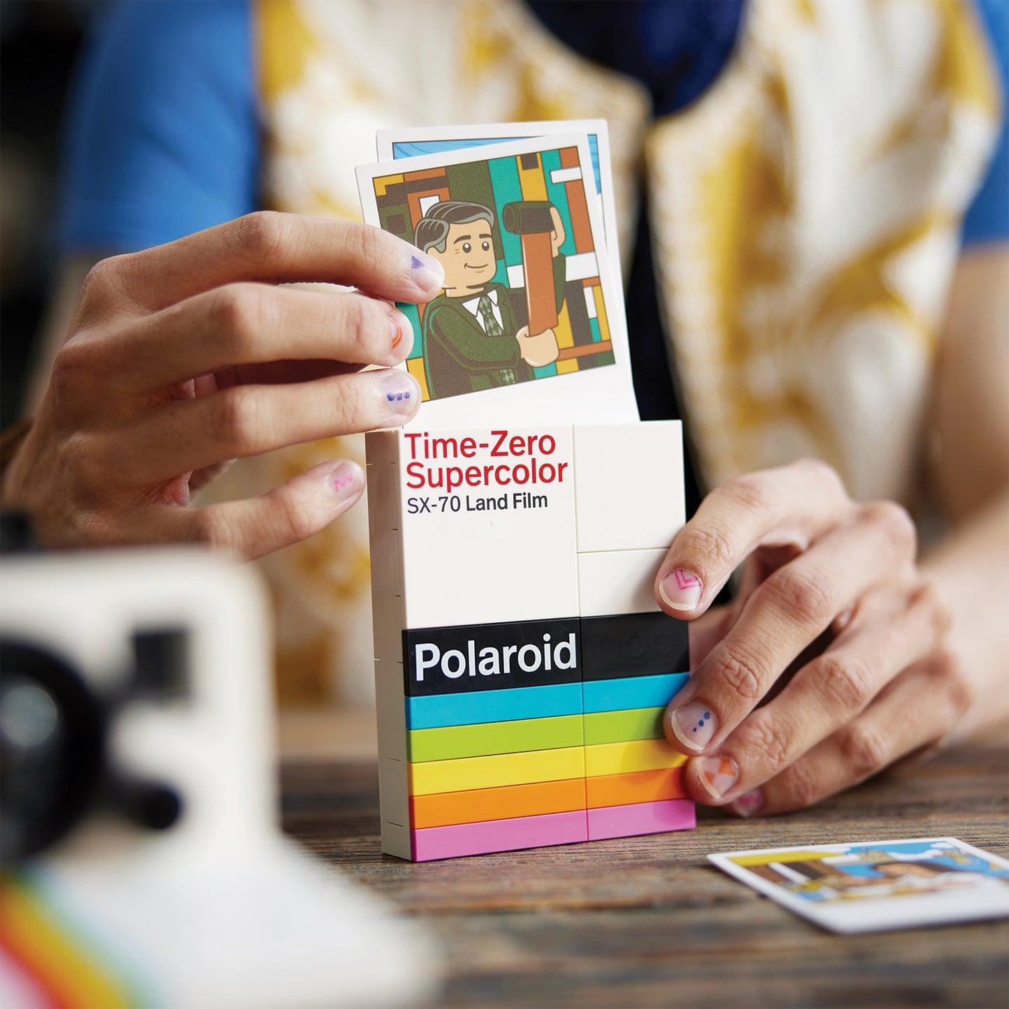 LEGO® Ideas Polaroid OneStep SX-70 Camera - Mô hình Máy ảnh Cổ điển - LEGO 21345 - Hình ảnh bổ sung 4