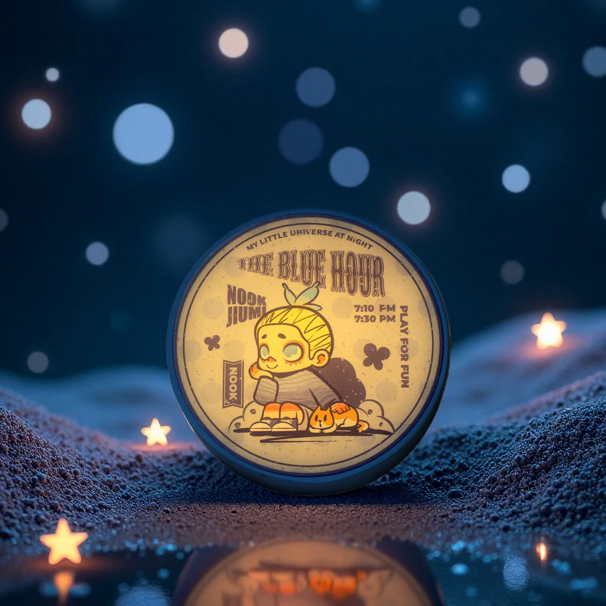 NOOK NIGHT SERIES LIGHT-UP FRIDGE MAGNET BLIND BOX - Mô Hình Nam Châm Tủ Lạnh Phát Sáng - 52TOYS