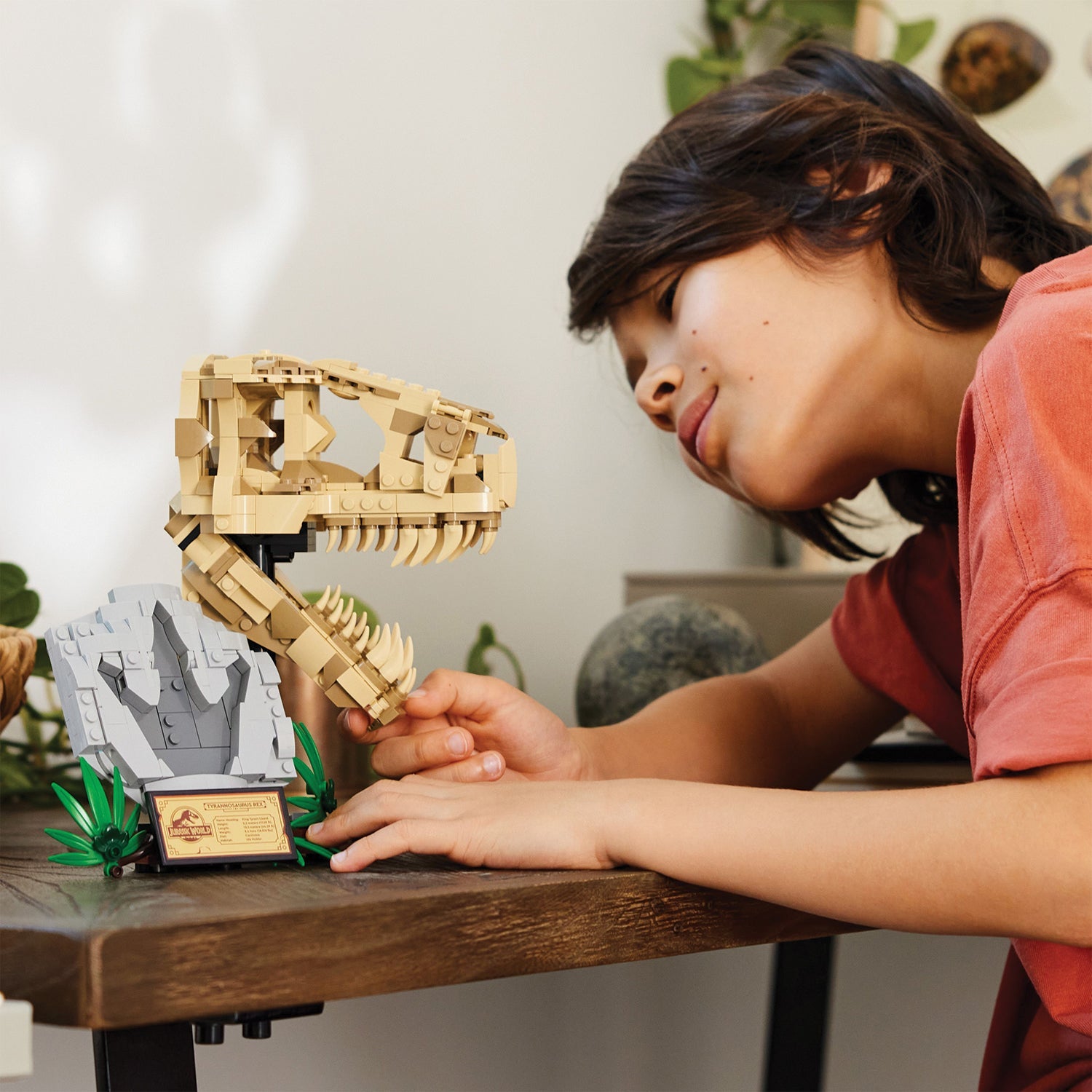 LEGO® Jurassic World™ Dinosaur Fossils: T. rex Skull - Đồ Chơi Lắp Ráp Mô Hình Đầu Lâu Khủng Long LEGO 76964 - Hình ảnh bổ sung 4