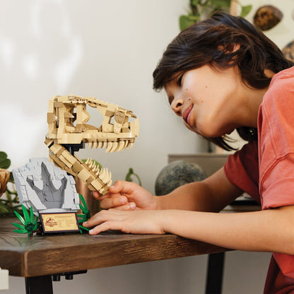 LEGO® Jurassic World™ Dinosaur Fossils: T. rex Skull - Đồ Chơi Lắp Ráp Mô Hình Đầu Lâu Khủng Long LEGO 76964 - Hình ảnh bổ sung 4