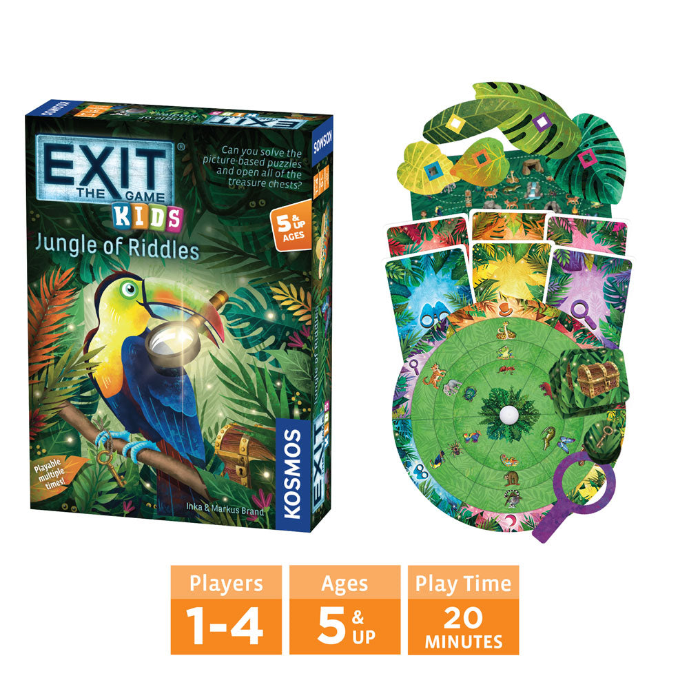 EXIT Game Kids Three-Pack Bundle - Bộ 3 Trò Chơi Giải Đố Thoát Hiểm Cho Bé - Thames & Kosmos - Góc nhìn khác 3