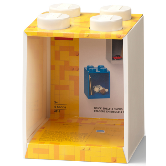 LEGO® 4-Stud Brick Shelf - White - Kệ Gạch LEGO 4 Nút Màu Trắng - LEGO 41141735 - Hình ảnh sản phẩm
