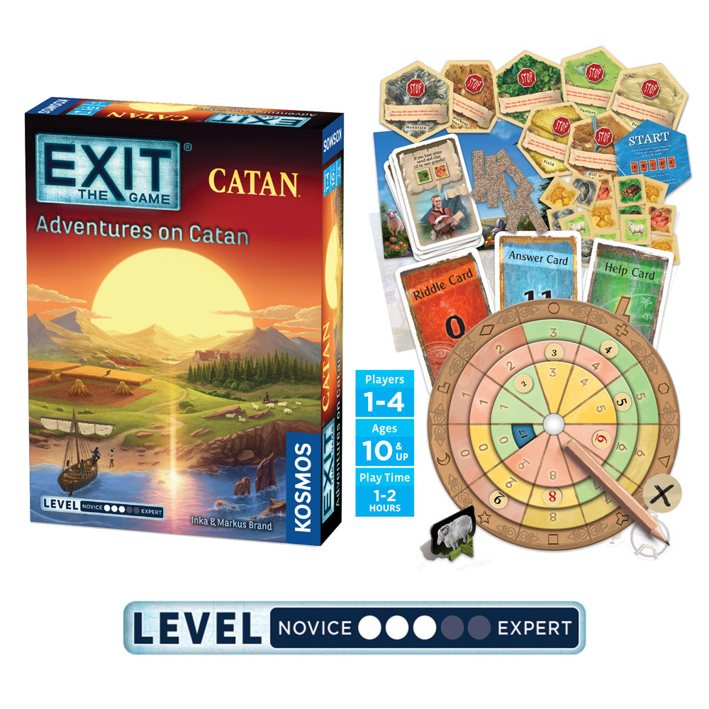 EXIT: Season 7 Three-Pack: Adventures in Catan | The Venice Conspiracy | EXIT-Family - Bộ 3 Trò Chơi Giải Đố Escape Room - Thames & Kosmos - Góc nhìn khác 3