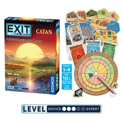 EXIT: Season 7 Three-Pack: Adventures in Catan | The Venice Conspiracy | EXIT-Family - Bộ 3 Trò Chơi Giải Đố Escape Room - Thames & Kosmos - Góc nhìn khác 3