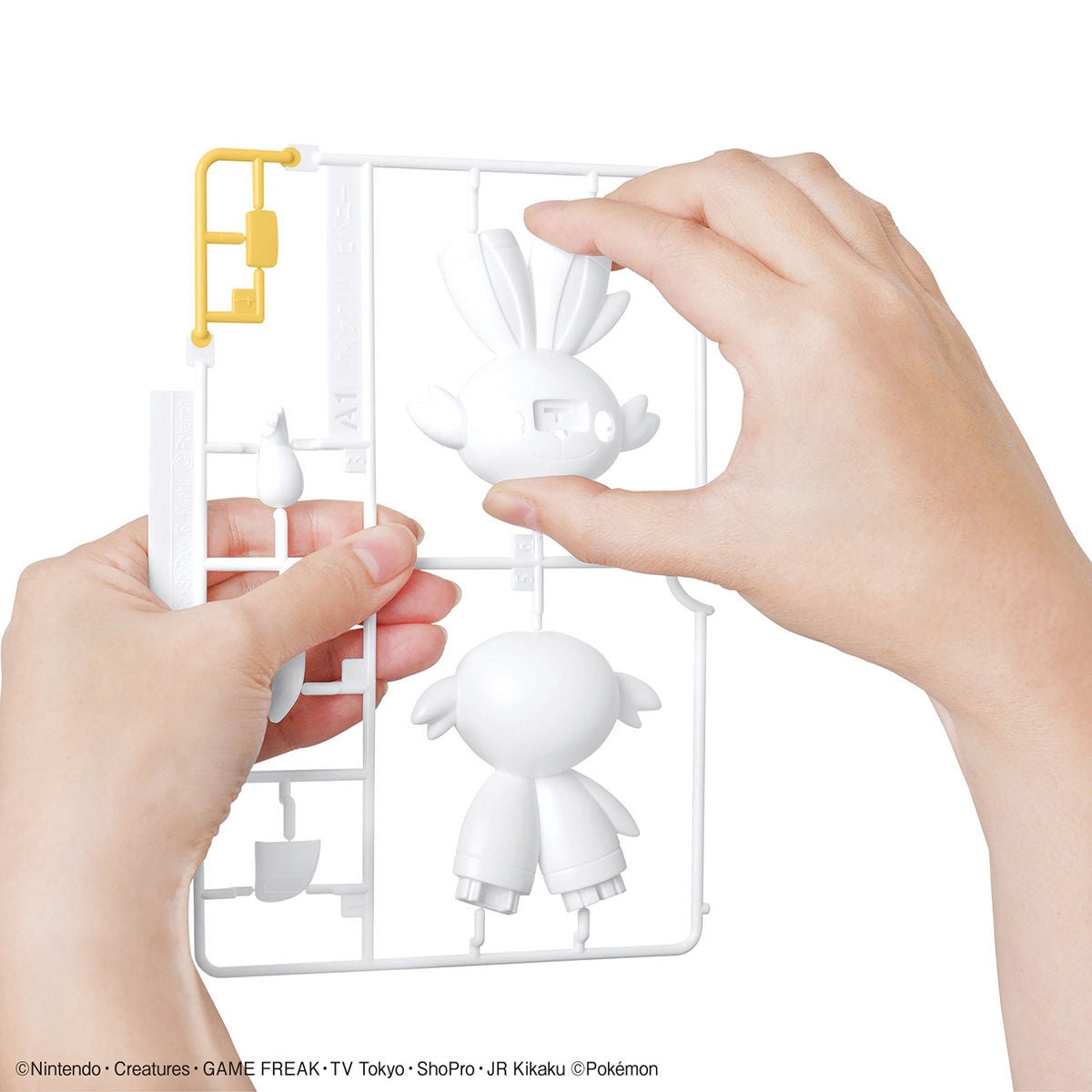 PLAMO QUICK 05 SCORBUNNY - Mô hình lắp ráp Pokemon - Bandai Model Kit