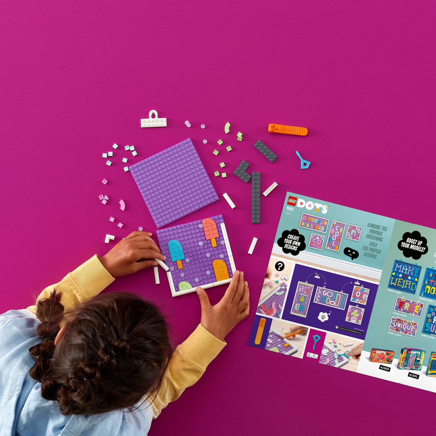 LEGO® DOTS™ Message Board - Bảng Tin Thủ Công Sáng Tạo - LEGO 41951 - Góc nhìn khác 3