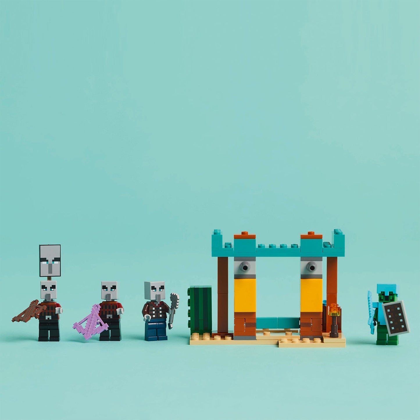 LEGO® Minecraft® The Illager Desert Patrol - Đồ Chơi Lắp Ráp Sa Mạc Minecraft - LEGO 21267 - Góc nhìn khác 3