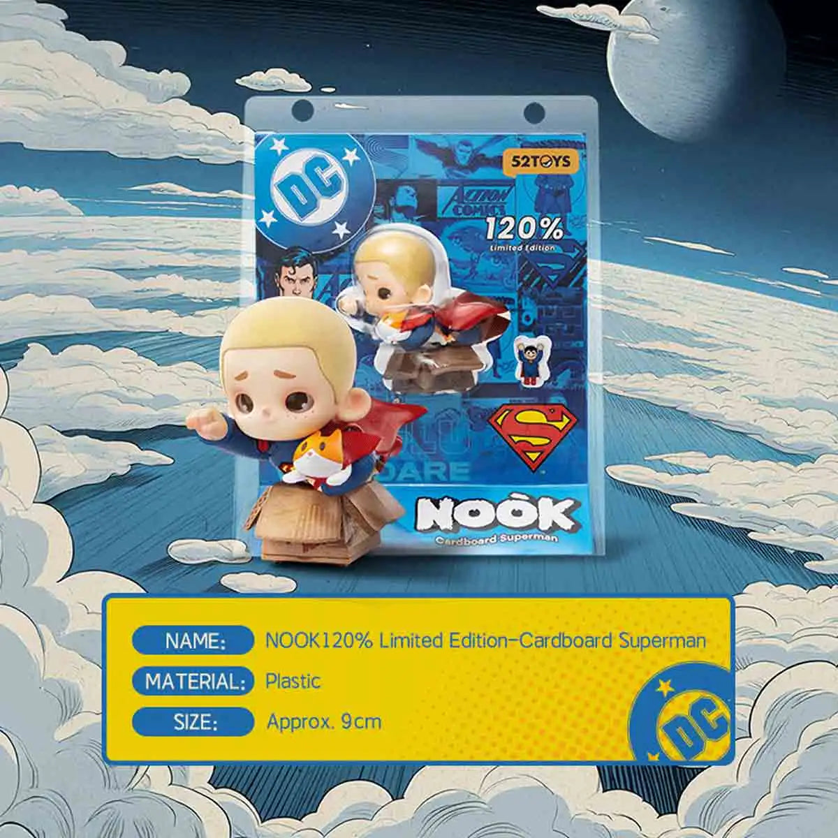 NOOK-CARDBOARD SUPERMAN 120% LIMITED EDITION