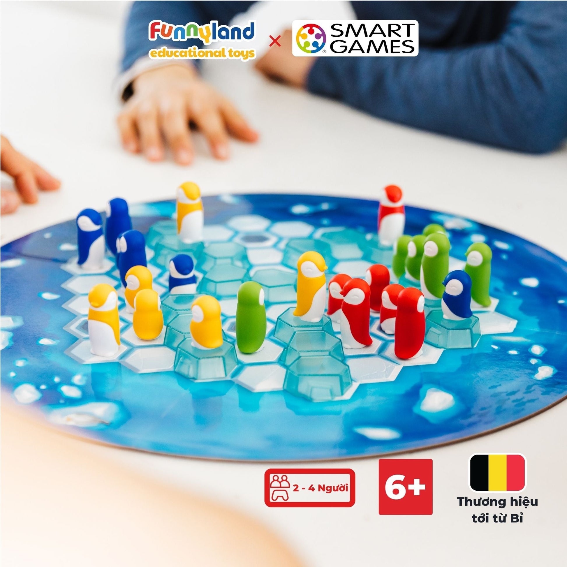 Đồ chơi trí tuệ Smartgames Thử Thách Penguins Huddle Up