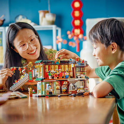 LEGO® Spring Festival Family Reunion Celebration - Bộ Lắp Ráp Nhà Hàng Tết Đoàn Viên - LEGO 80113 - Hình ảnh bổ sung 5