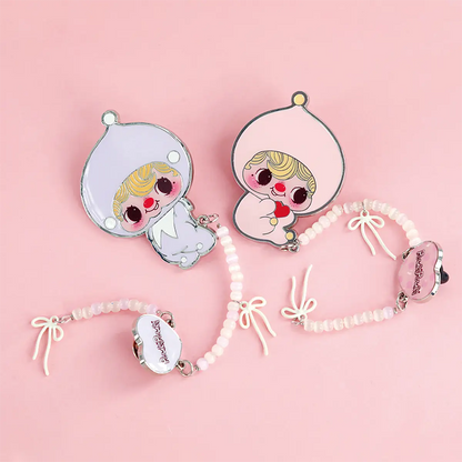 POUKA – BLUSH PINK BROOCH