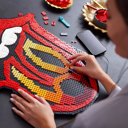 LEGO® Art The Rolling Stones - Tranh Lắp Ráp Nghệ Thuật 3D - LEGO 31206 - Góc nhìn khác 3