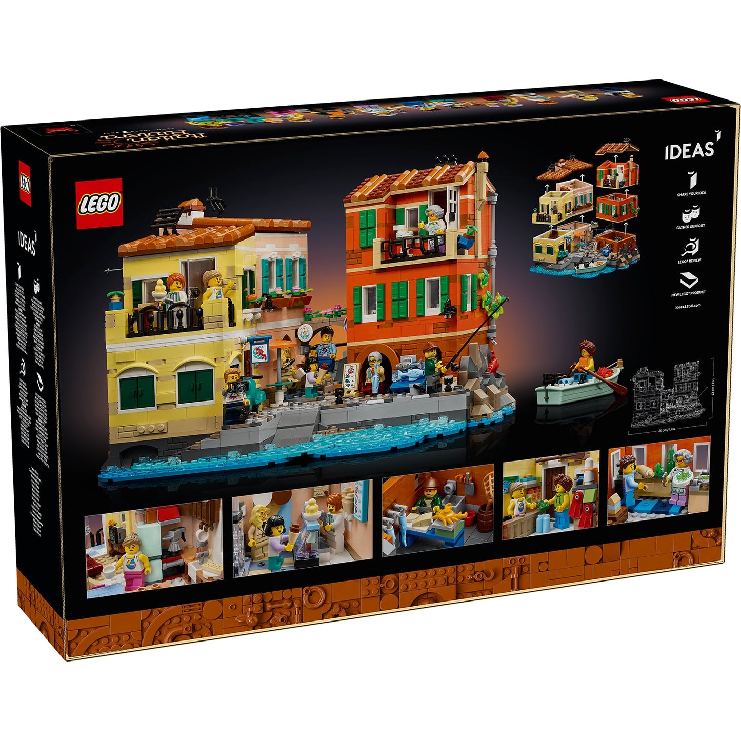 LEGO® Ideas Italian Riviera - Mô Hình Làng Chài Ý 21359 - LEGO