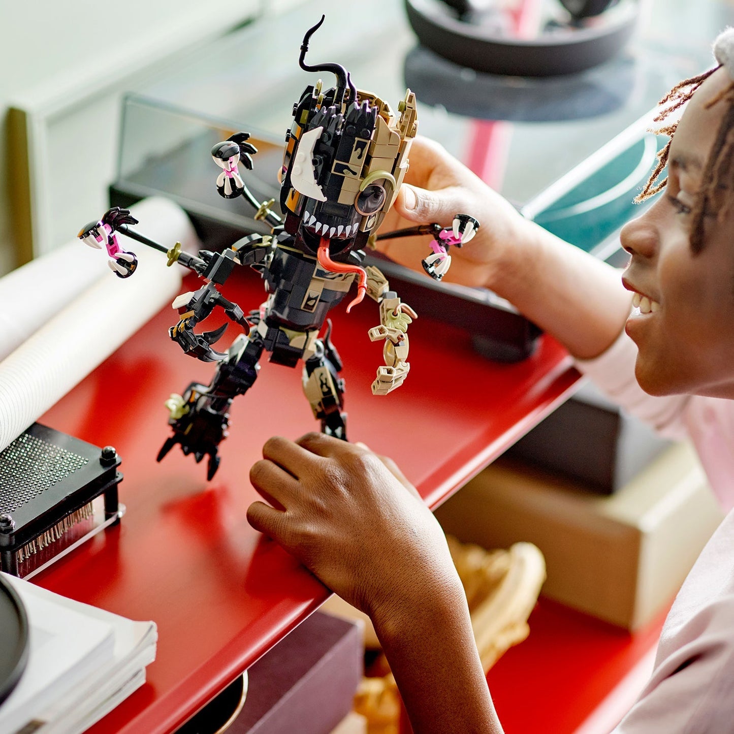 LEGO® Marvel Venomized Groot Mô Hình Lắp Ráp Biến Hình LEGO 76249 LEGO - ảnh 1 - LEGO