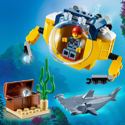 LEGO® City Ocean Mini-Submarine - Tàu Ngầm Mini Thám Hiểm Đại Dương - LEGO 60263 - Hình ảnh bổ sung 6