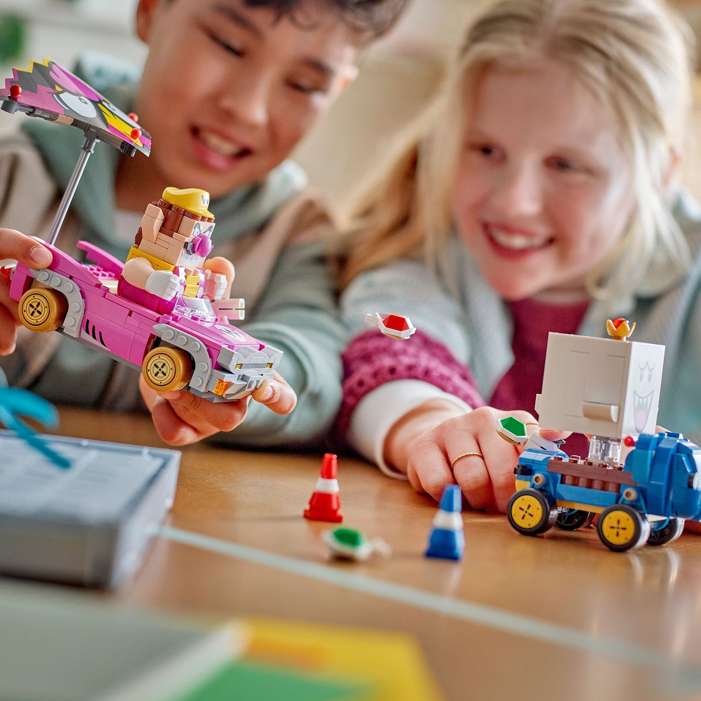 LEGO® Super Mario™ Mario Kart™ – Wario & King Boo - Đồ Chơi Lắp Ráp Xe Đua Badwagon & Teddy Buggy 72038 LEGO - ảnh 2 - LEGO