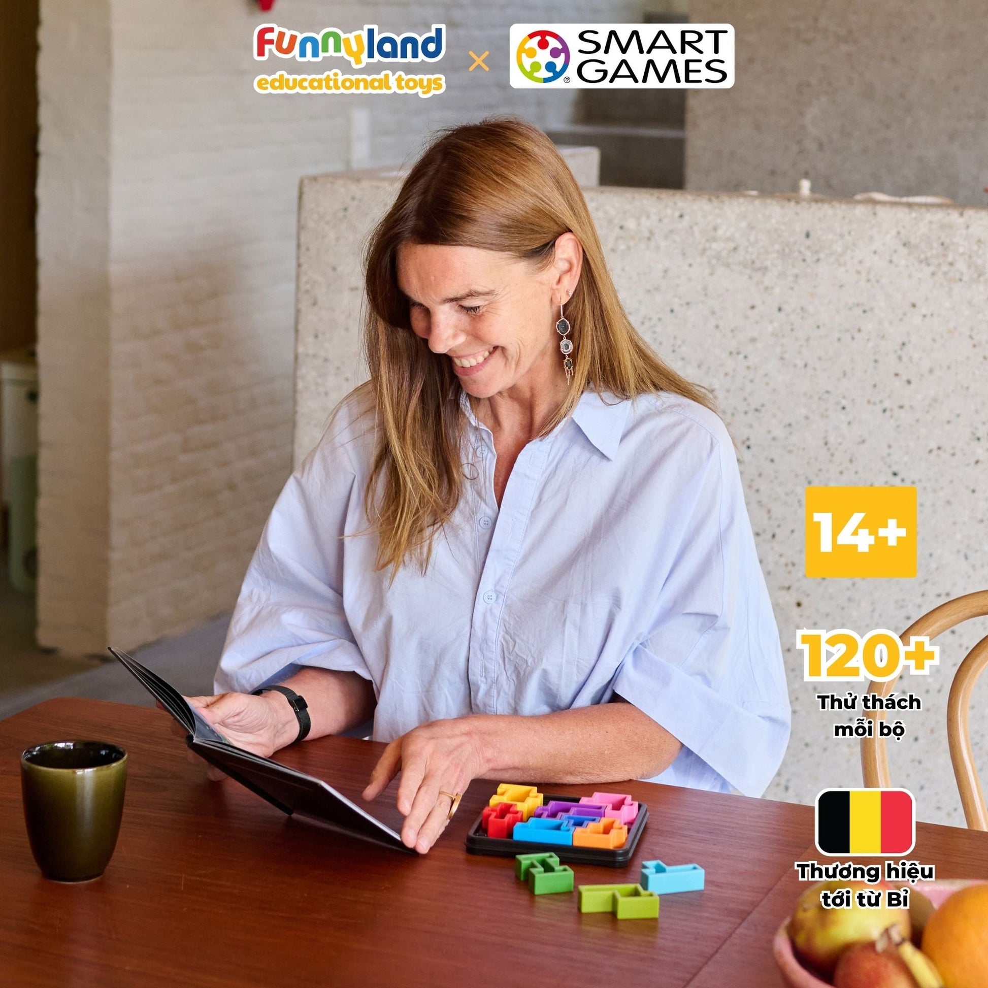 Đồ chơi trí tuệ Smartgames thử thách IQ Deluxe - Square