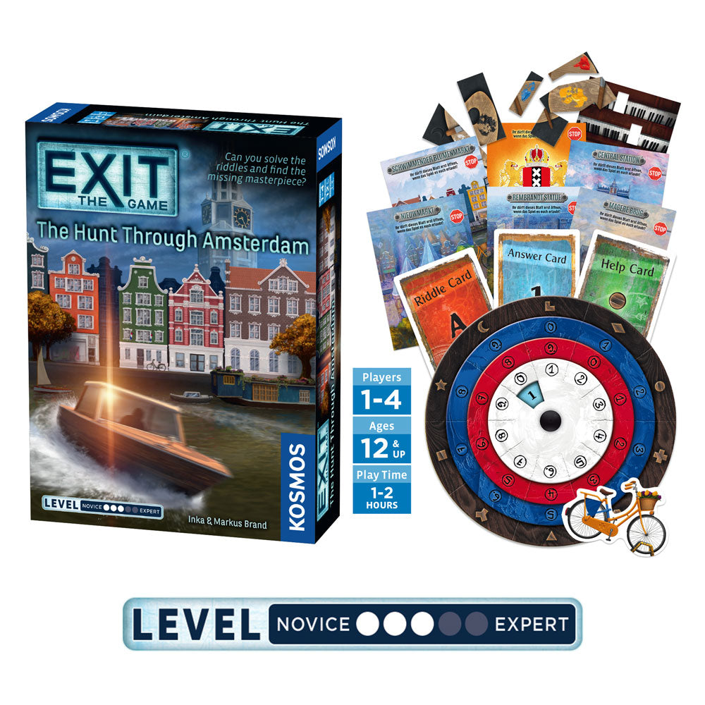 EXIT: Season 6 Three-Pack: The Hunt Through Amsterdam, Prison Break, The Magical Academy - Bộ 3 Trò Chơi Thoát Hiểm Escape Room - Thames & Kosmos - Góc nhìn khác 3