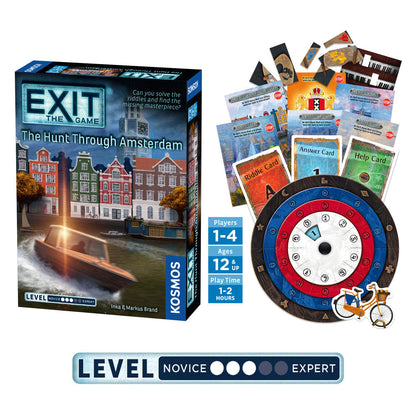 EXIT: Season 6 Three-Pack: The Hunt Through Amsterdam, Prison Break, The Magical Academy - Bộ 3 Trò Chơi Thoát Hiểm Escape Room - Thames & Kosmos - Góc nhìn khác 3