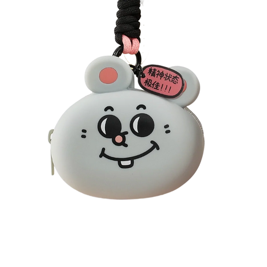 MEIJI & DASHU SILICONE BAG CHARM - SMUG