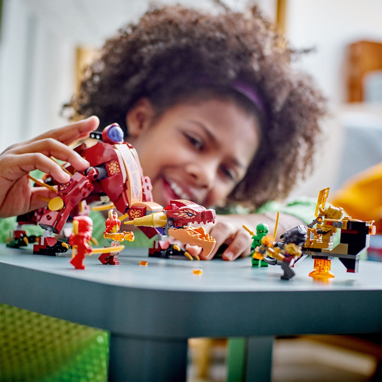 LEGO® NINJAGO® Heatwave Transforming Lava Dragon - Đồ chơi lắp ráp Rồng Lửa Biến Hình (71793) - LEGO - Hình ảnh chi tiết 2