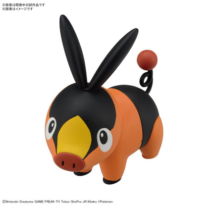 PLAMO QUICK 14 Tepig - Mô hình lắp ráp Pokemon - Bandai Model Kit
