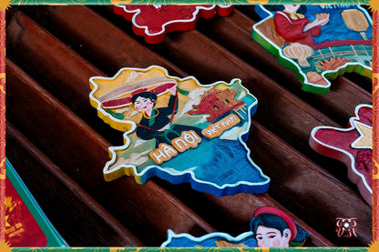 Bộ sưu tập magnet “Duyên Dáng Việt Nam” - Comicola Shop