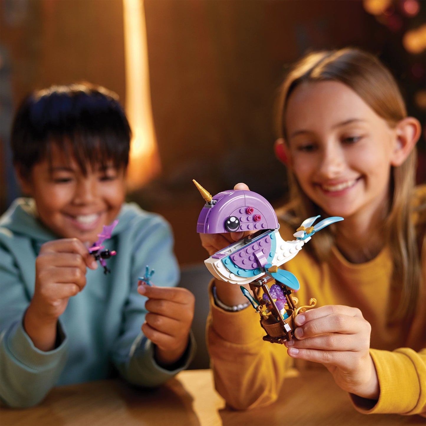 LEGO® DREAMZzz™ Izzie's Narwhal Hot-Air Balloon - Đồ Chơi Lắp Ráp Khinh Khí Cầu Cá Kỳ Lân LEGO 71472 - Hình ảnh bổ sung 4