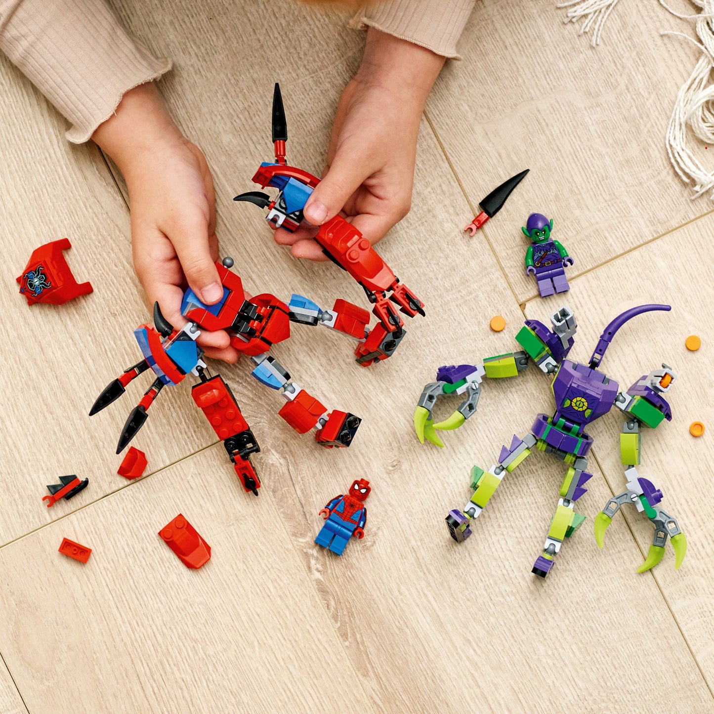 LEGO® Marvel Spider-Man & Green Goblin Mech Battle Đồ Chơi Lắp Ráp Robot Siêu Anh Hùng (76219) - Hình ảnh bổ sung 4