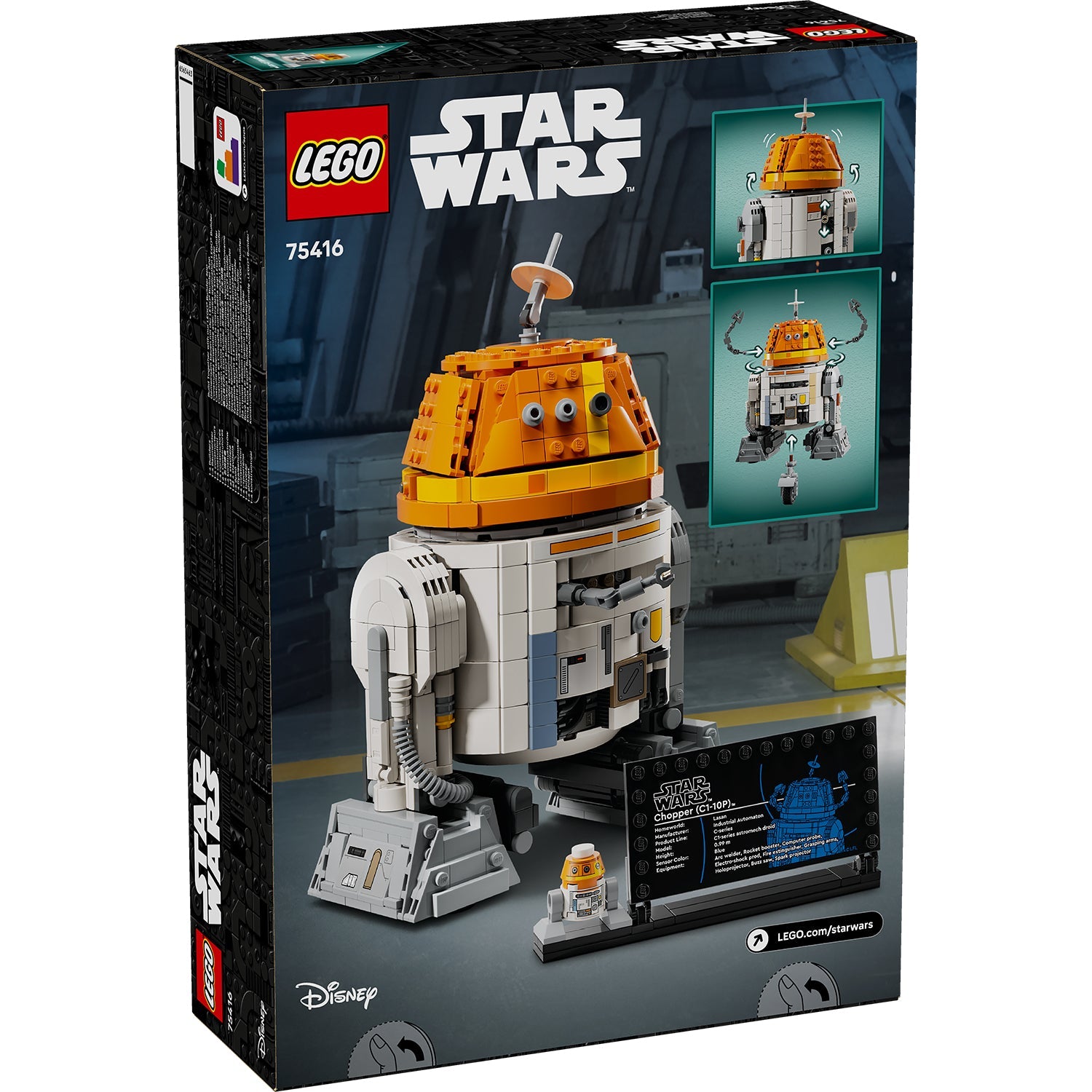 LEGO® Star Wars™ Chopper (C1-10P)™ Astromech Droid - Mô hình lắp ráp Star Wars LEGO 75416 - Hình ảnh bổ sung 11