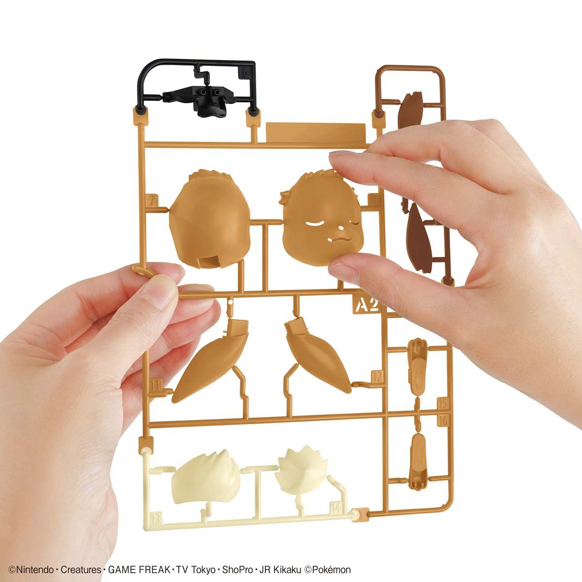 PLAMO QUICK 07 Eevee (Sleeping) - Mô hình lắp ráp Pokemon - Bandai Model Kit