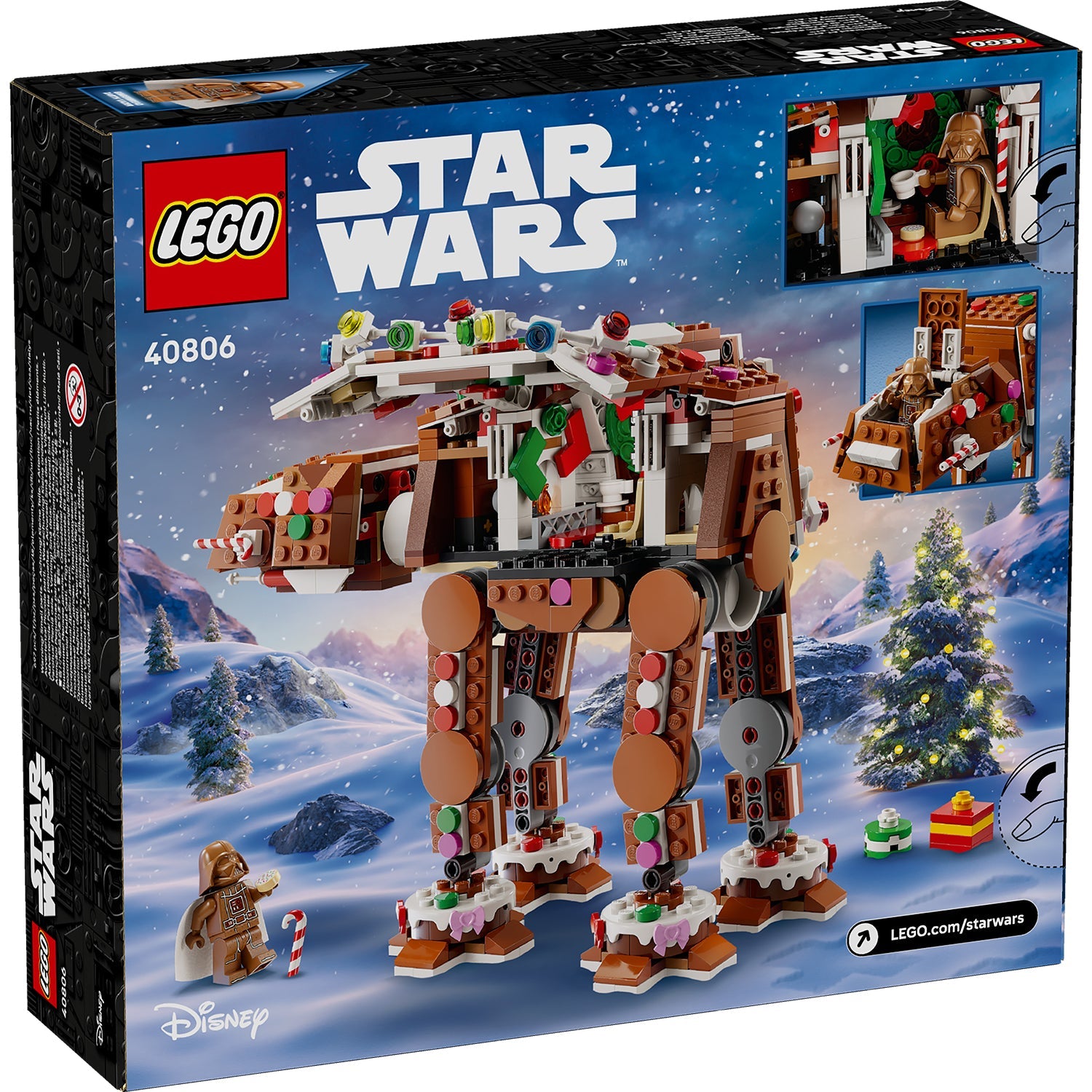 LEGO® Star Wars™ Gingerbread AT-AT™ Walker - Bộ Lắp Ghép Robot Bánh Gừng Giáng Sinh - LEGO 40806 LEGO - LEGO Sets