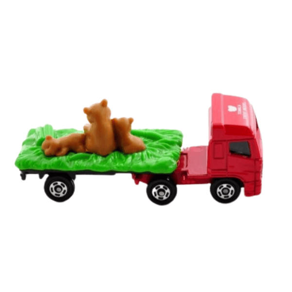 Tomica Event Model No. 24 Hino Profia Tomica Zoo Animal Transporter Brown Bear Parent and Cubs